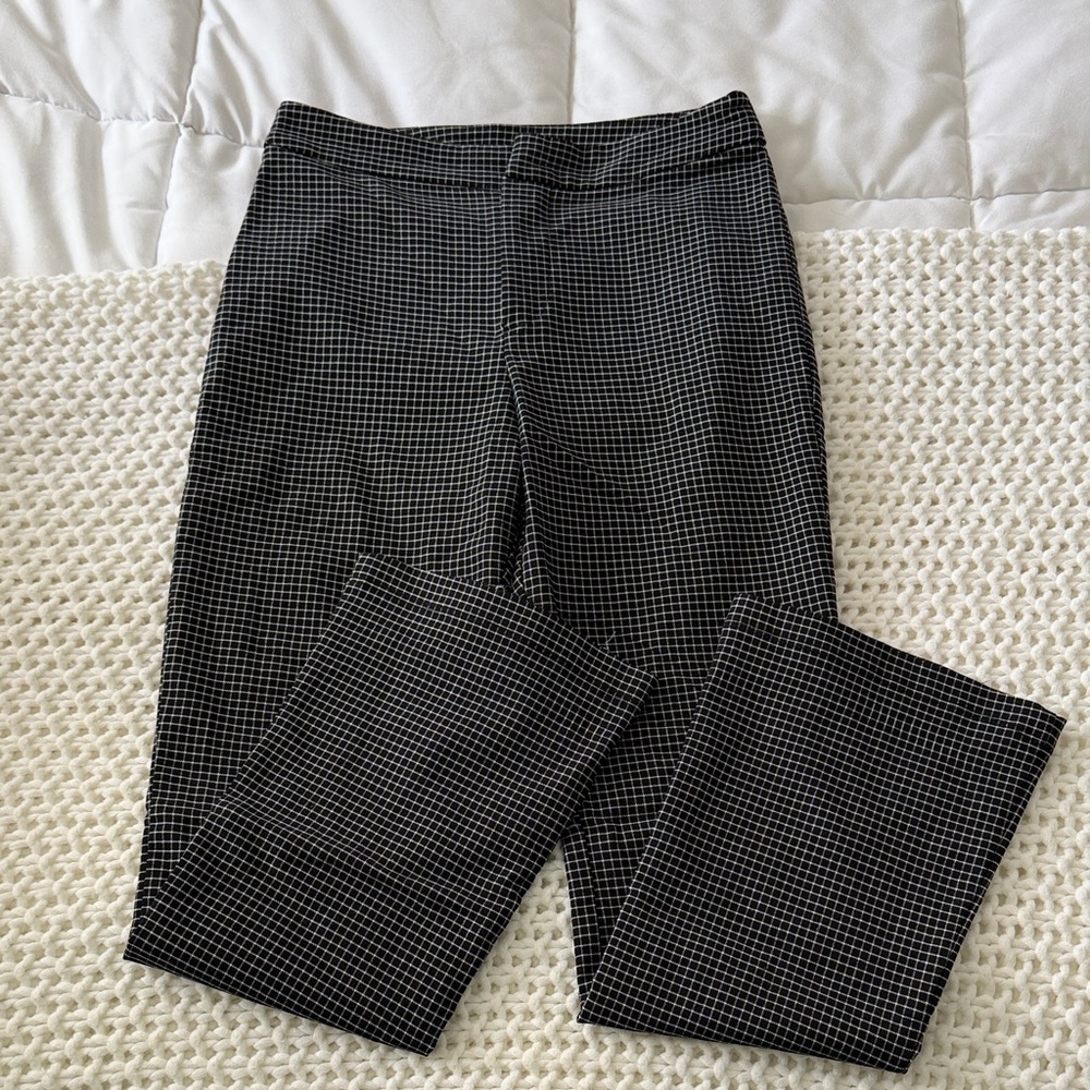 Originality Black and White Checkered Pants